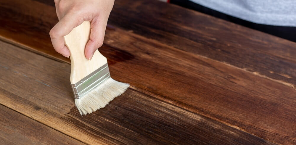 Coat A Layer Of Oil On a Wooden Floor